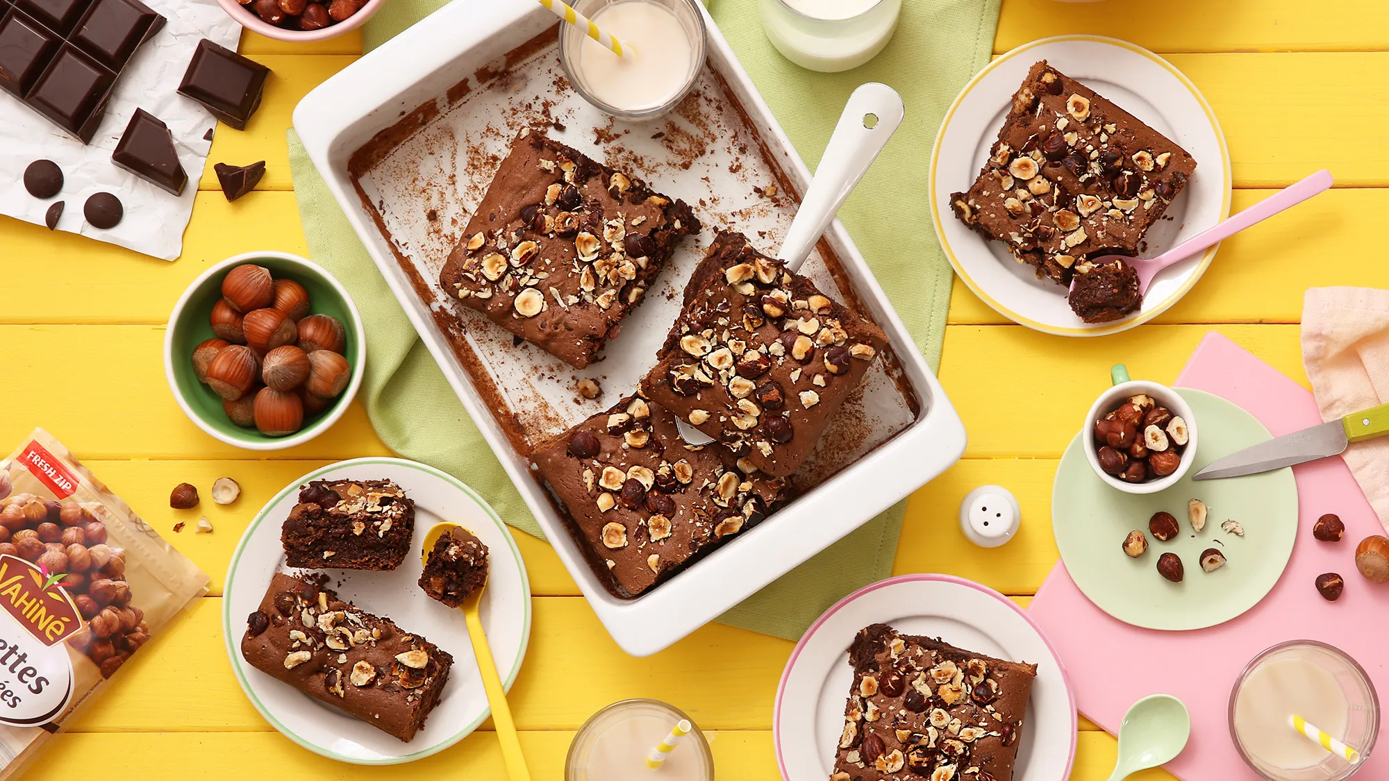 Klassieke chocoladebrownie