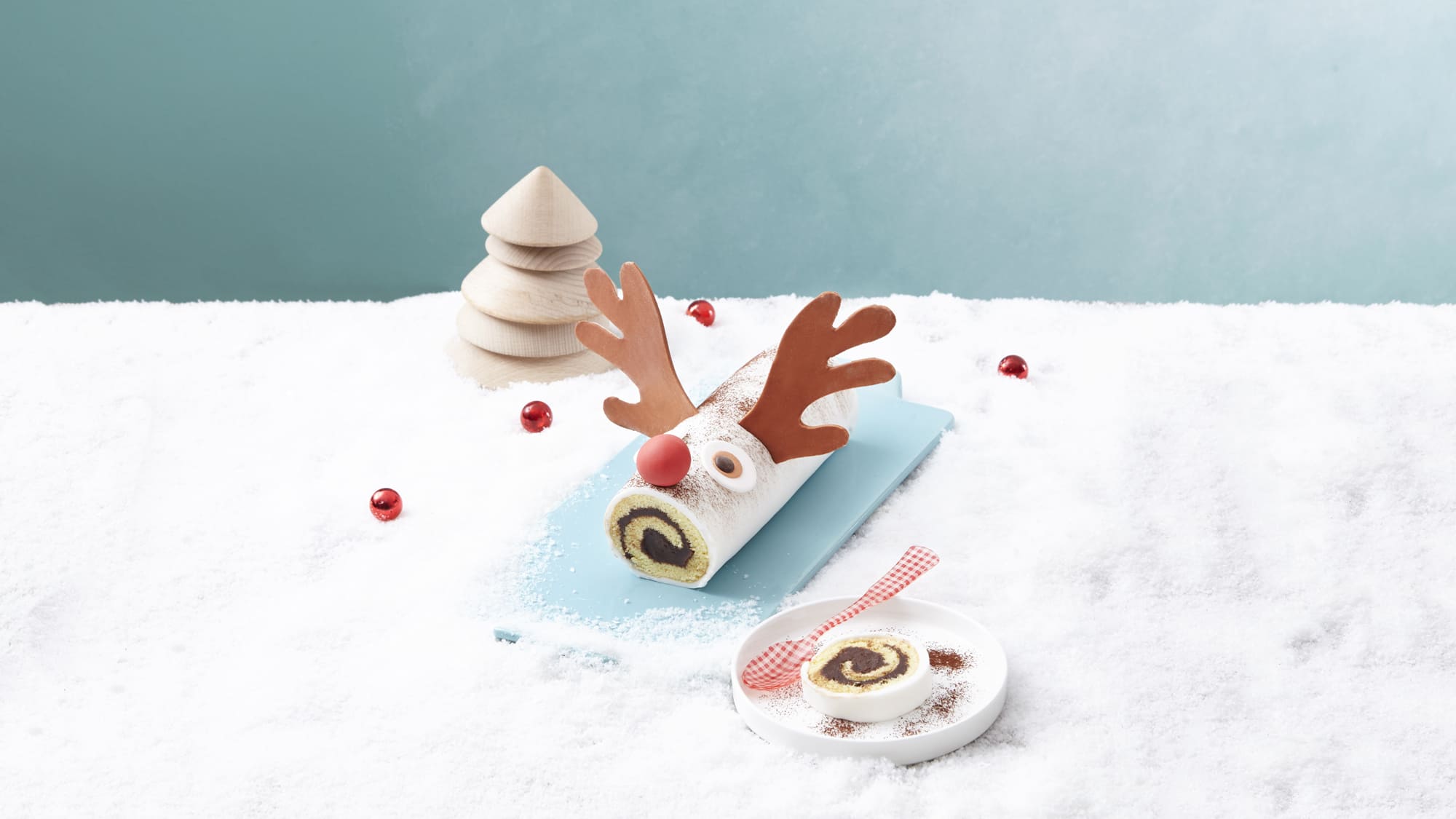 Chocoladestronk met rolfondant