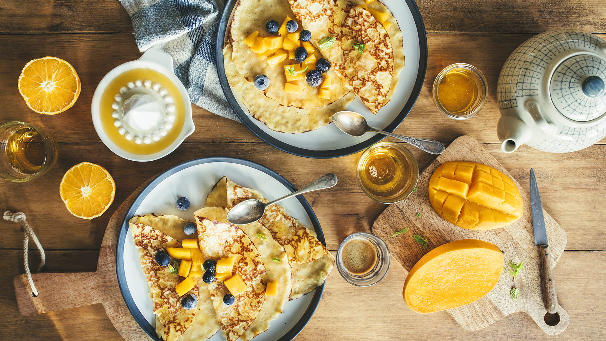 Pannenkoeken met BIO amandelmelk