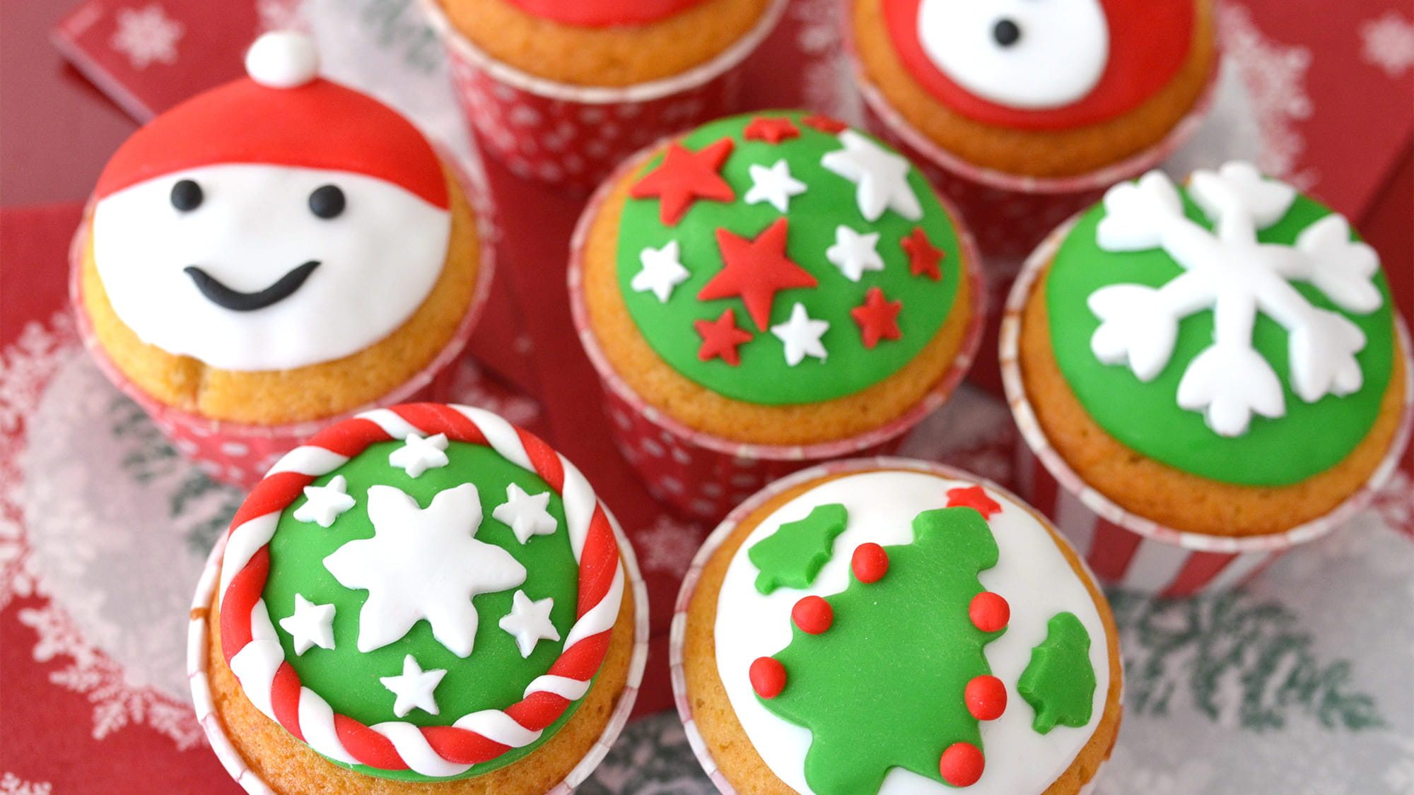 Cupcakes de Noël