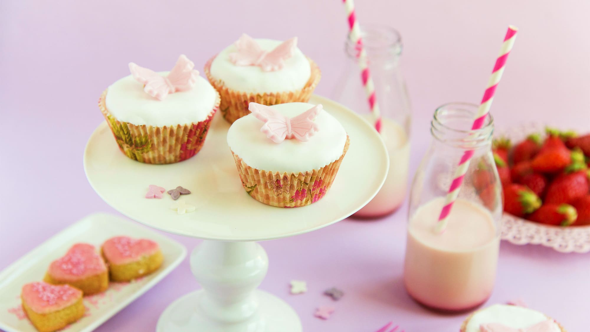 Vlinder Cupcakes
