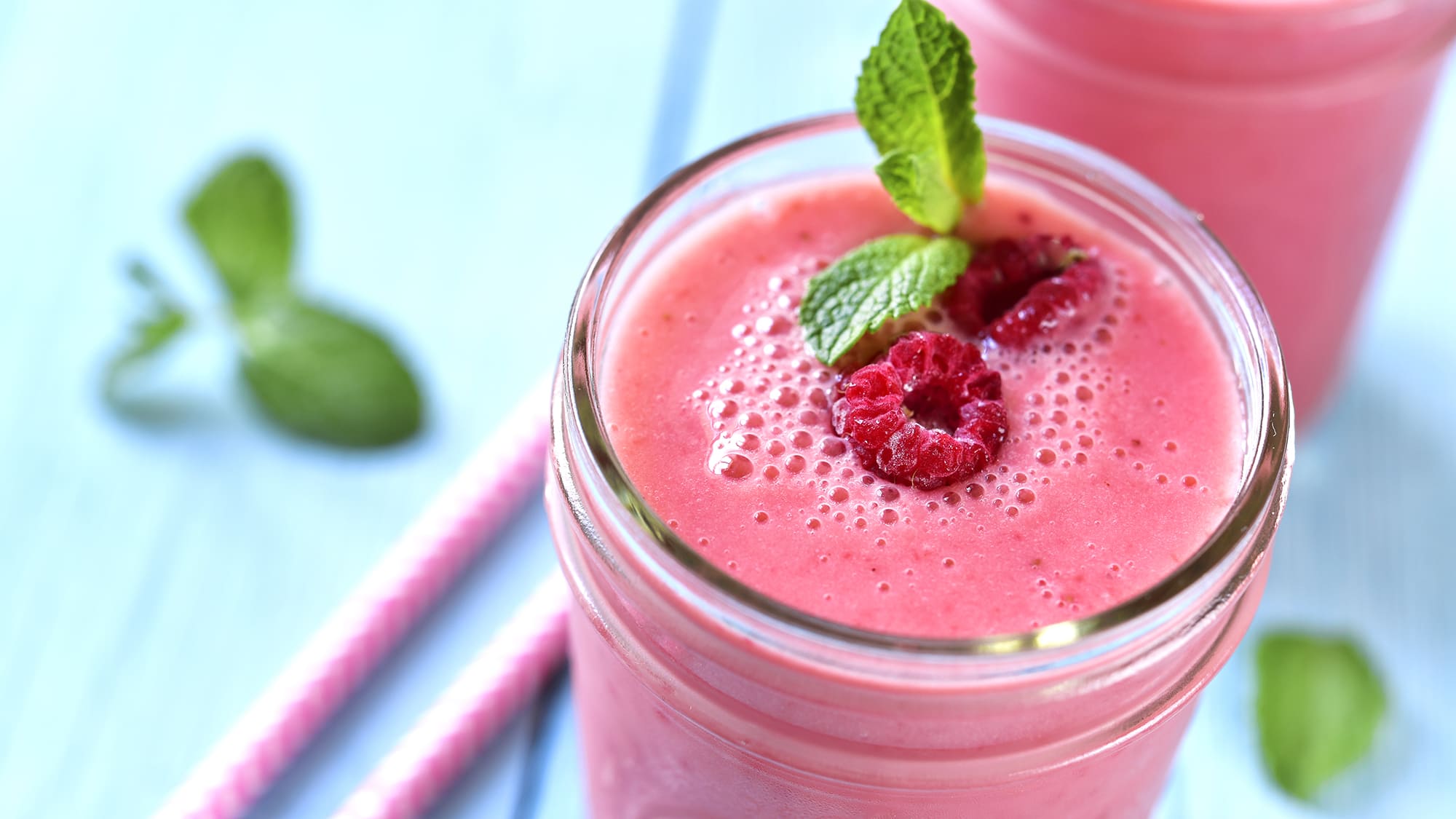 Frappé Framboises et Mangue