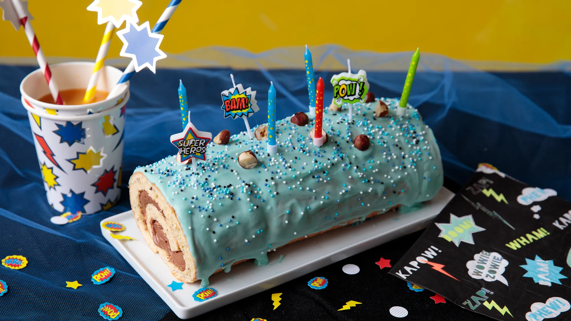 Taartrol voor superhelden
