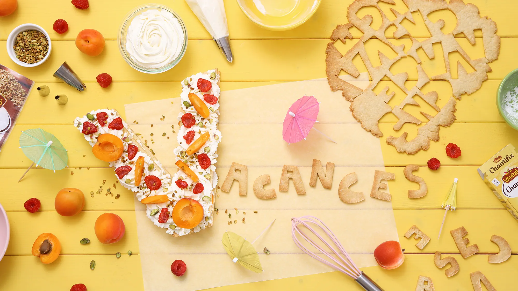 Gâteau sablé lettre