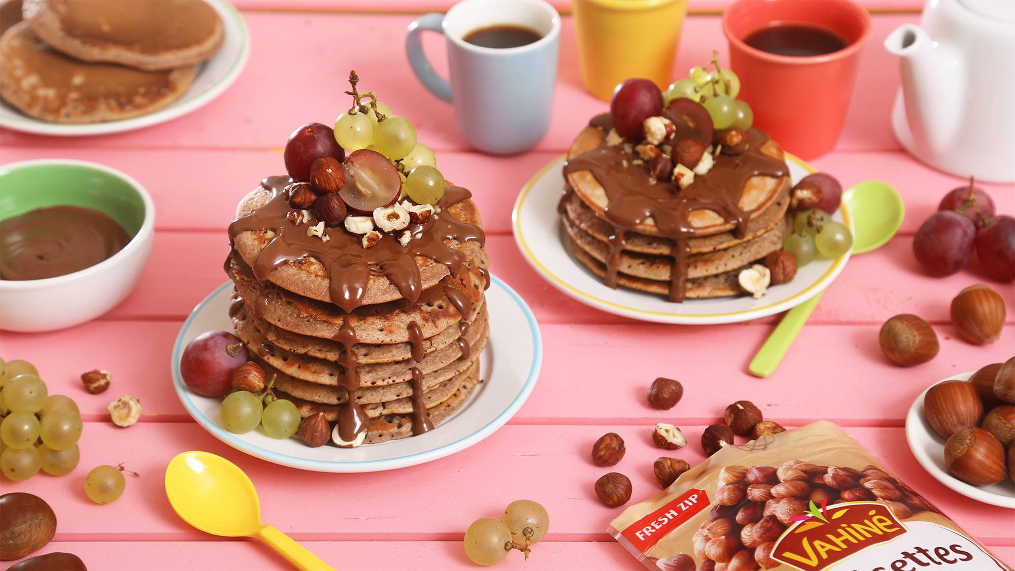 Pancakes à la farine de châtaigne (sans gluten)