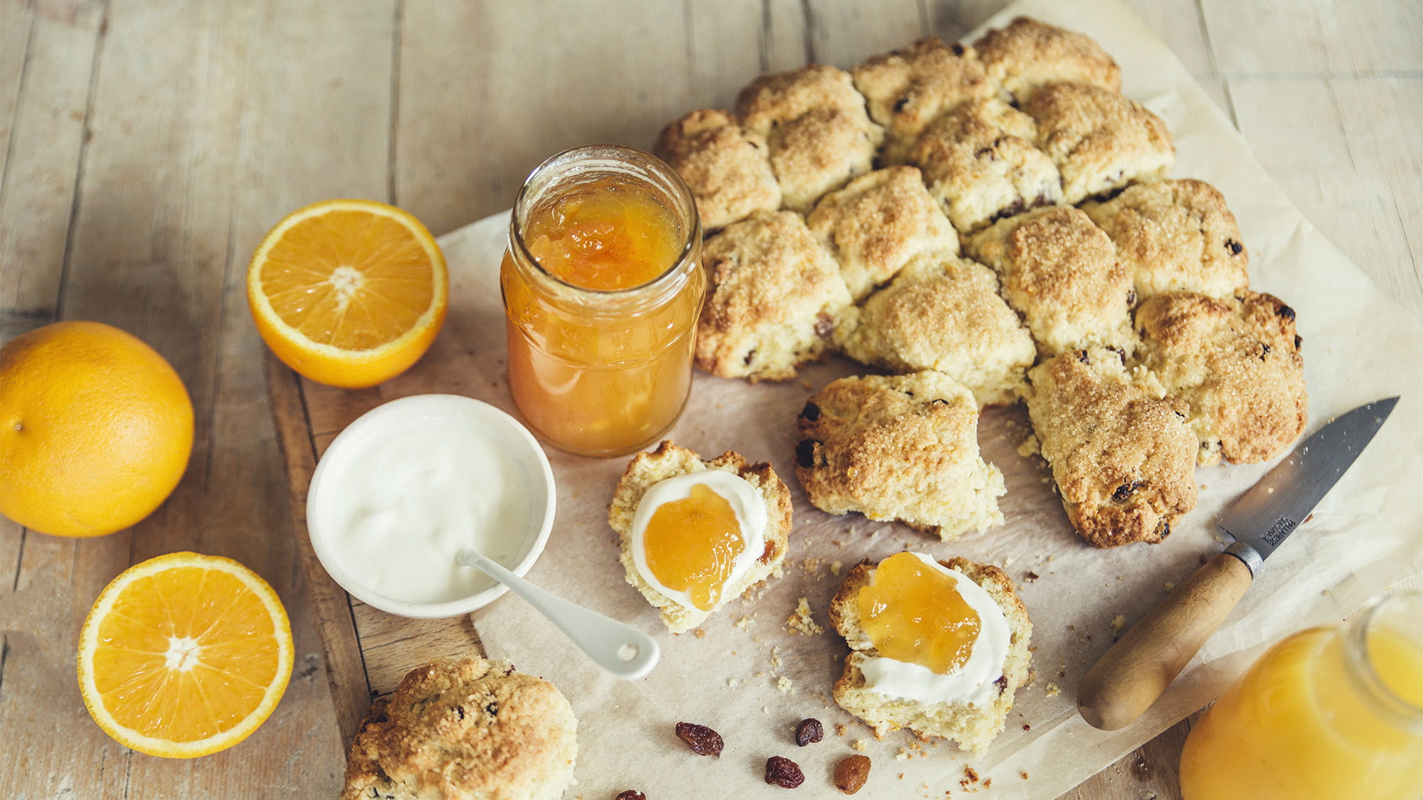 Scones moelleux aux raisins secs BIO