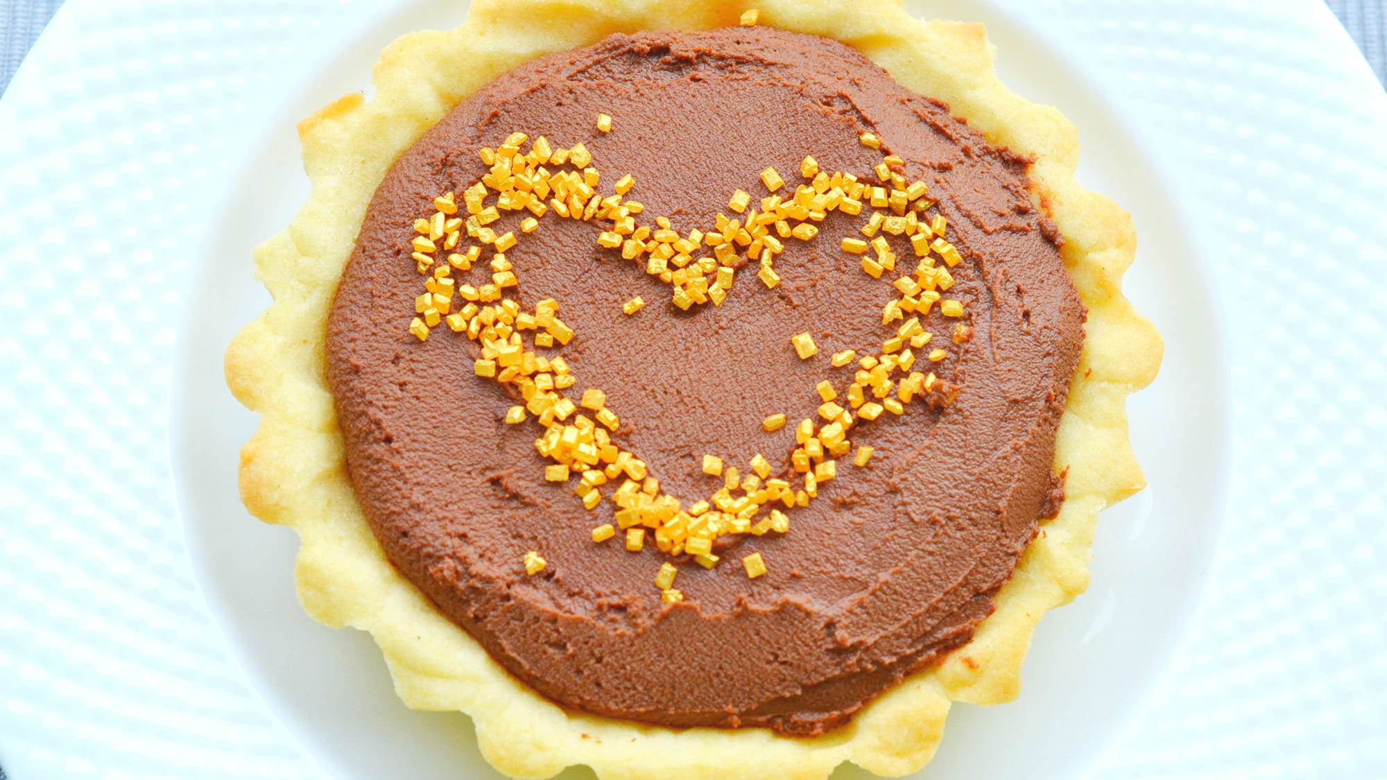 Tarte au chocolat crémeuse