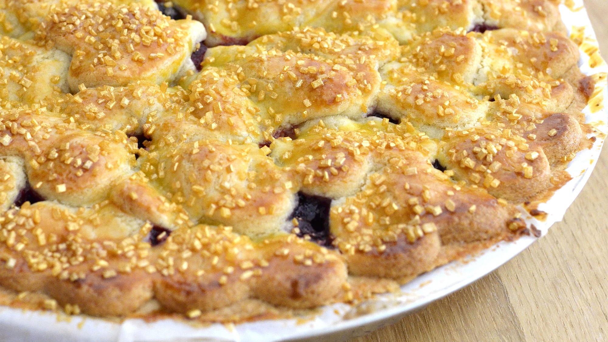 Tourte aux fruits rouges