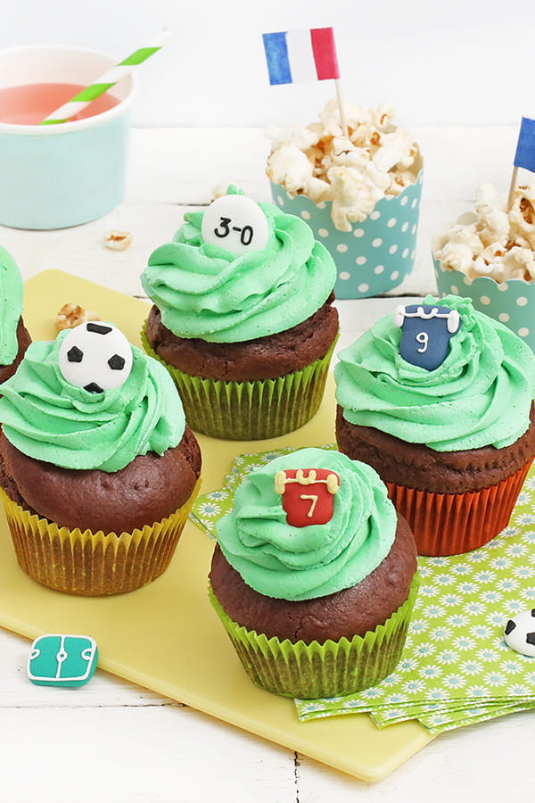 Cupcakes Football Au Chocolat Vahine Cupcakes Football Au Chocolat Vahine